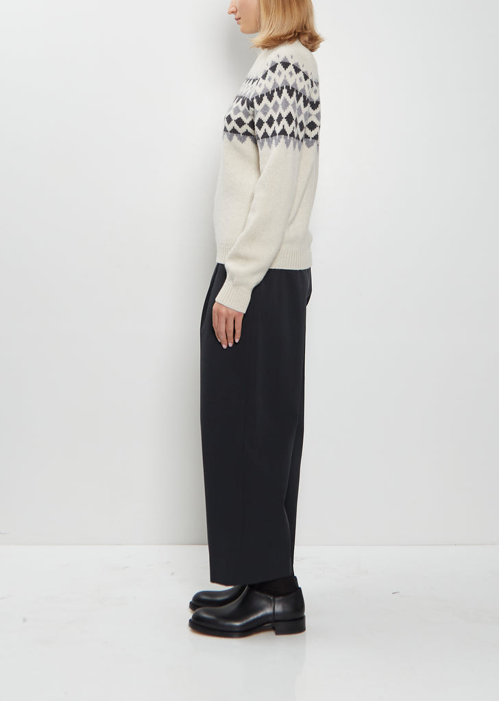 High Neck Fairisle Sweater
