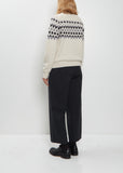 High Neck Fairisle Sweater