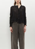 Short Textured Cardigan