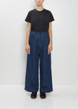 Denim Long Straight Pants