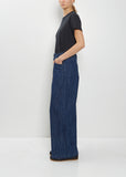 Denim Long Straight Pants