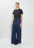 Denim Long Straight Pants