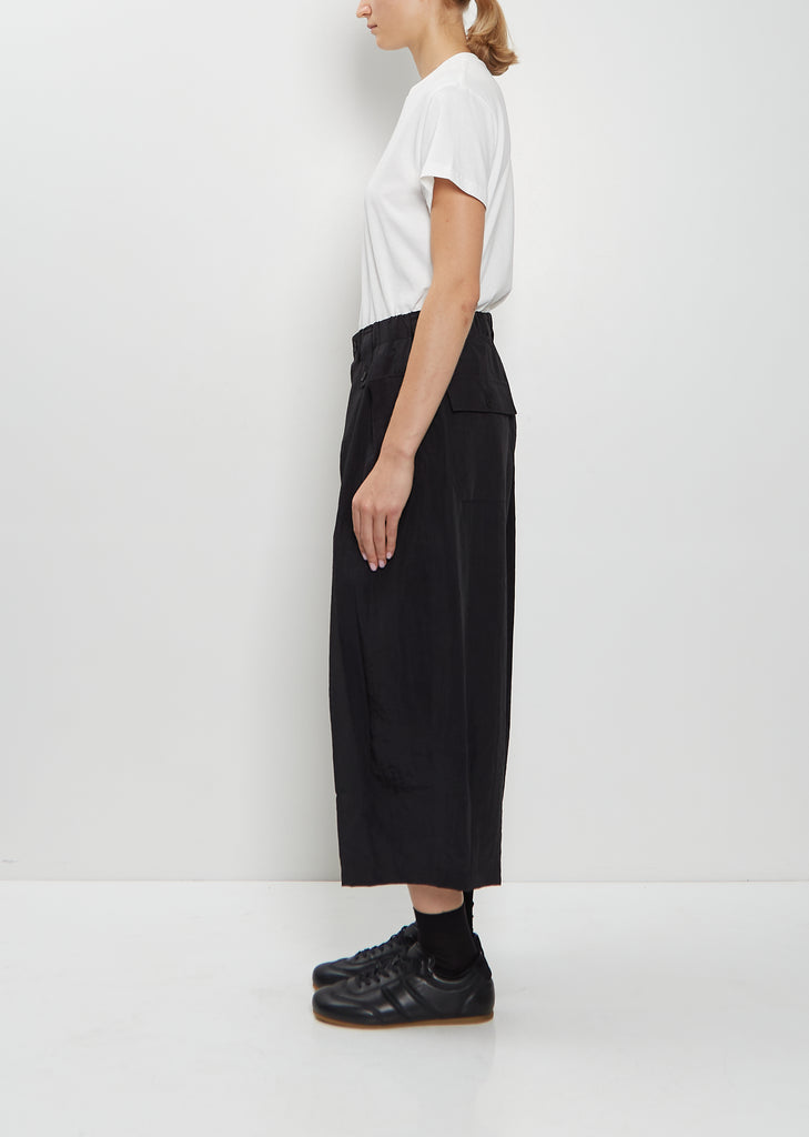 Wide Technical Silk Pants
