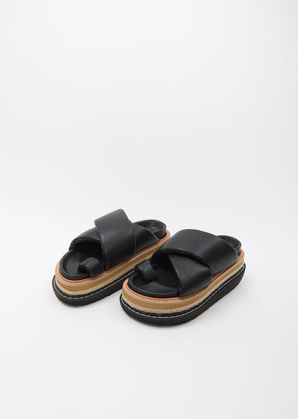 Leather Multiple Sole Sandals – La Garçonne