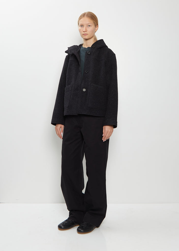 Short Wool Duffle Coat
