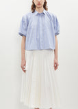 Striped Cotton Poplin Shirt