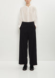 Mulesing-Free Wool Cotton Wide Pants