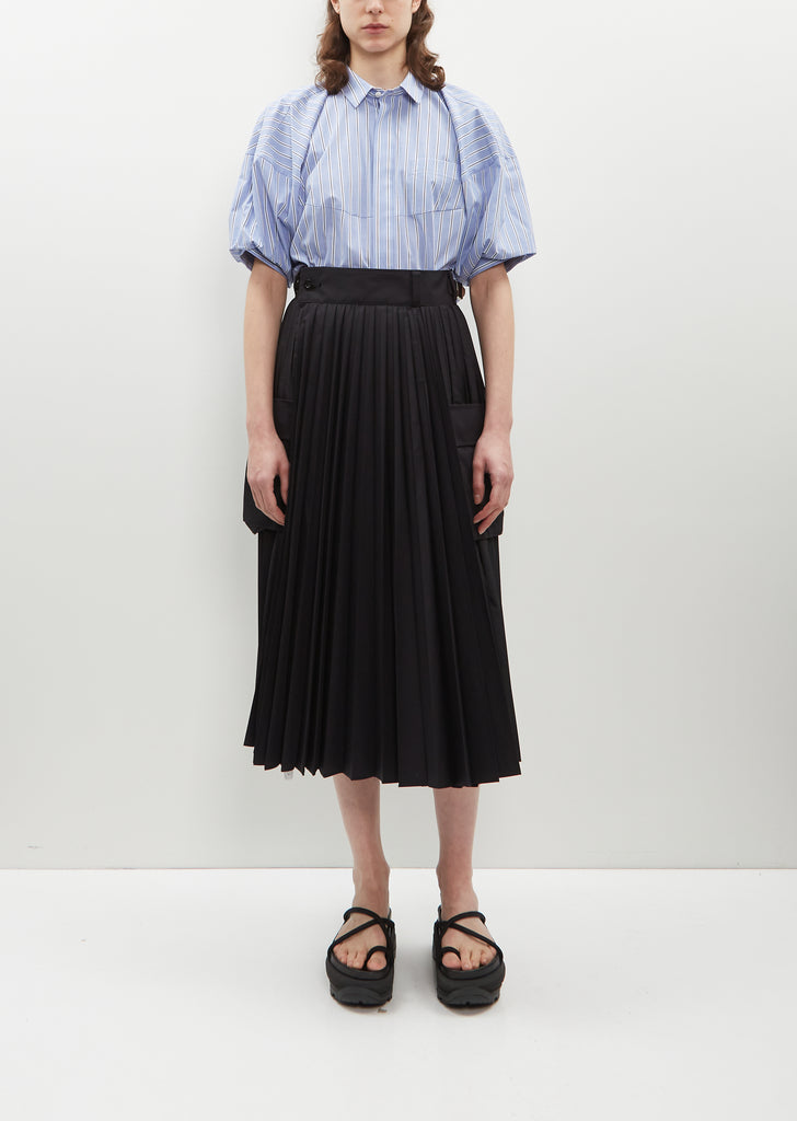 Thomas Mason Cotton Poplin Skirt