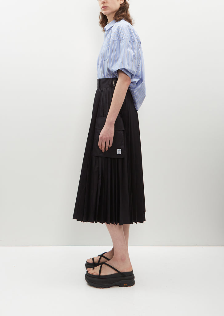 Thomas Mason Cotton Poplin Skirt