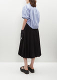 Thomas Mason Cotton Poplin Skirt