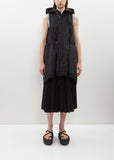Taffeta Hooded Vest Jacket