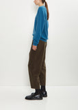Cashmere BF V-Neck Sweater — Deep Blue