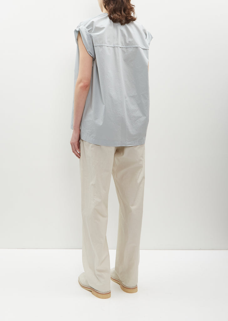 Cap Sleeve Top With Snaps