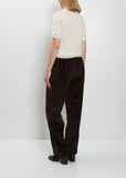 ED Cotton Corduroy Drawstring Trousers
