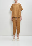 Organic Cotton Friedrich Top — Bronze Floral