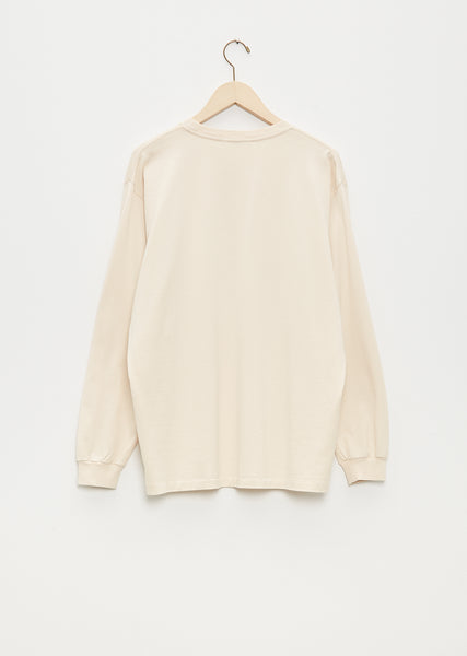 Luster Plaiting L/S Tee — Peach Beige – La Garçonne