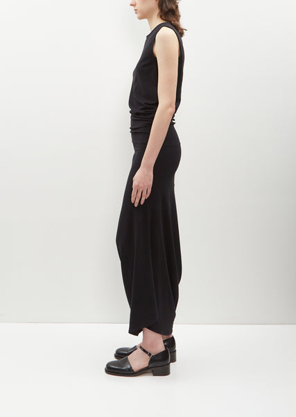 Lemaire dress 36サイズ Lemaire Draped mesh jersey maxi dress Lemaire