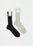 Giza High Gauge Socks — Pale Green