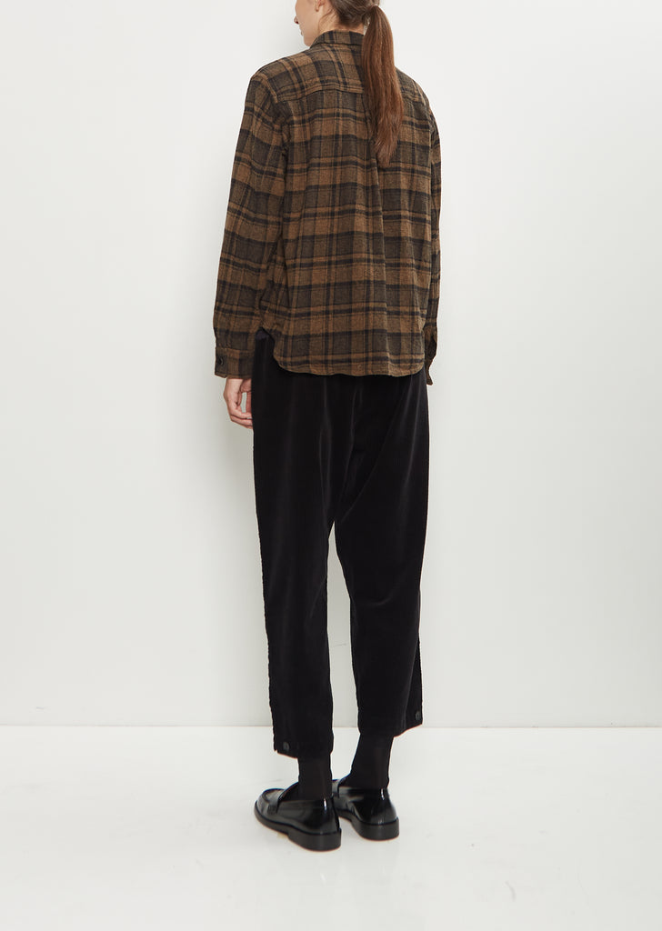 Triple Low Twist Cotton Shirt Jacket