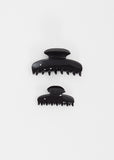 Small Fan Shell Claw — Noir