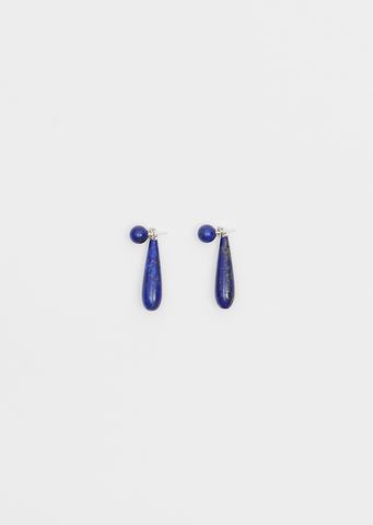 Small Angelika Earrings — Lapis