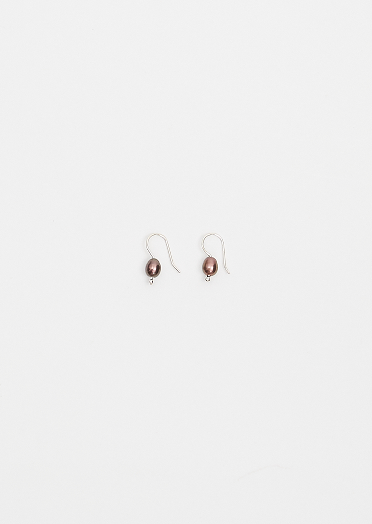 Mermaid Earrings — Black Pearl