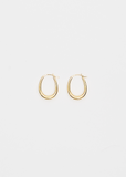 Gold Tiny Egg Hoops