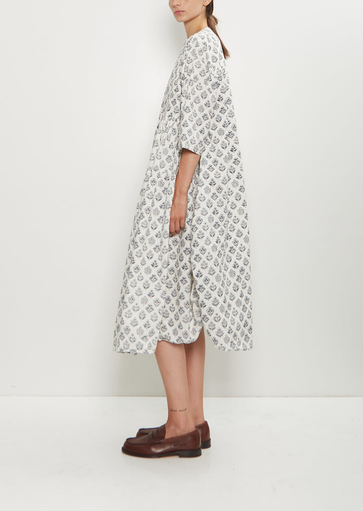 All Spice Boat Neck Cotton Dress