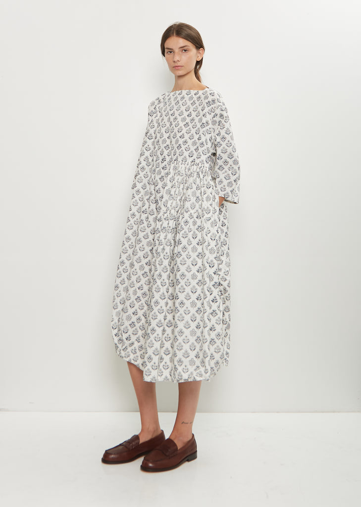 All Spice Boat Neck Cotton Dress