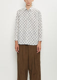 Fabric Buttons Cotton Shirt