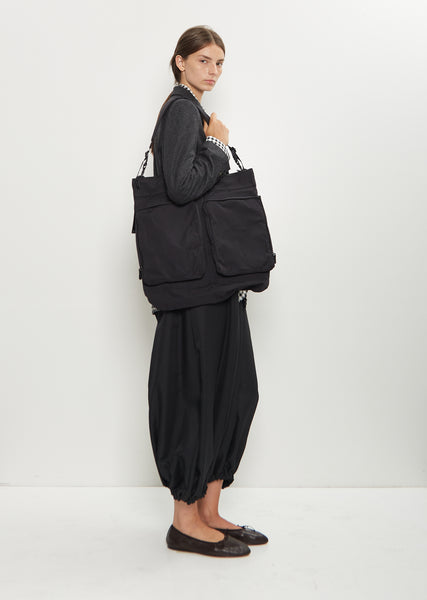 Technical Gabardine Helmet Bag – La Garçonne