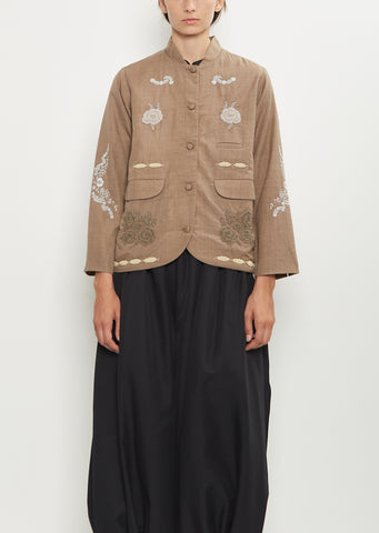 Phil's Flower Beads Short Jacket