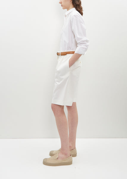 【美品】POSTELEGANT FINE COTTON TWILL SHORTS POSTELEGANT FINE COTTON TWILL SHORTS