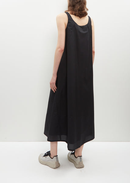 Demlo Grid Nylon Tank Dress — Black – La Garçonne