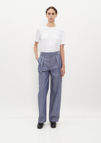 Double Pleat Front Trouser