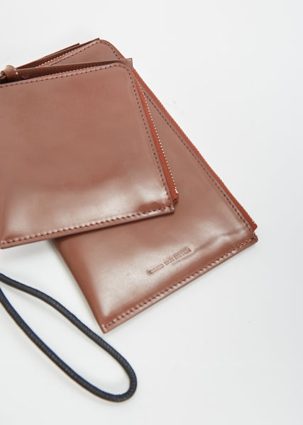 Leather Pouch — Rust – La Garçonne