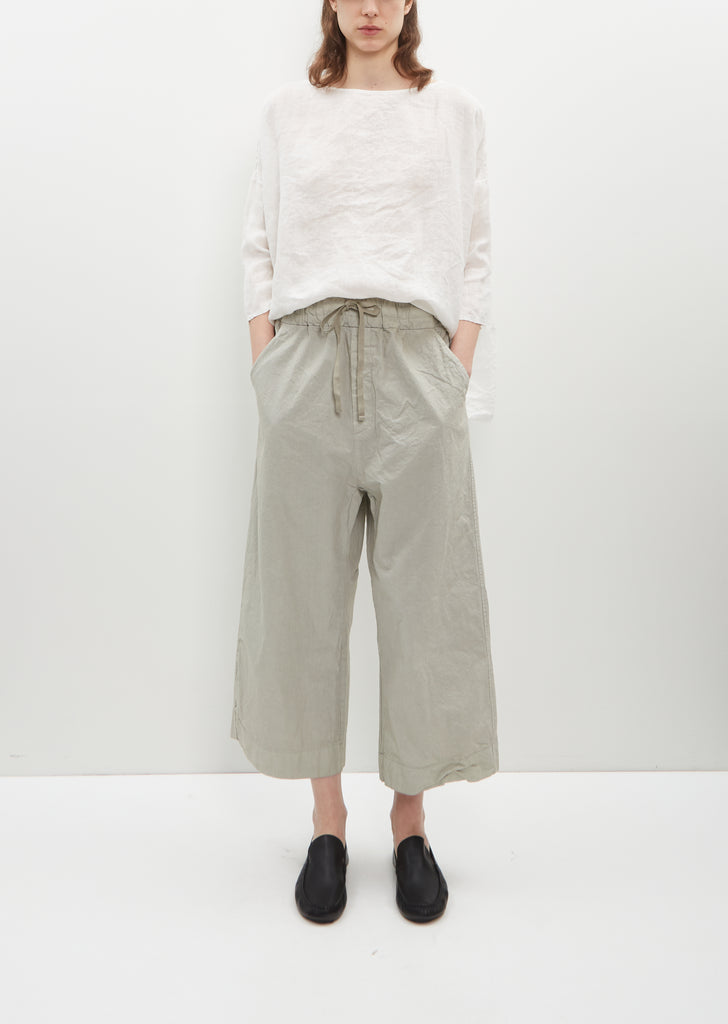 Wide & Short Trousers CC — Almond