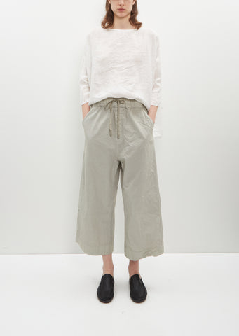 Wide & Short Trousers CC — Almond