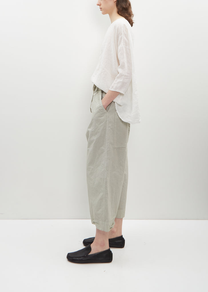 Wide & Short Trousers CC — Almond