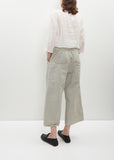 Wide & Short Trousers CC — Almond