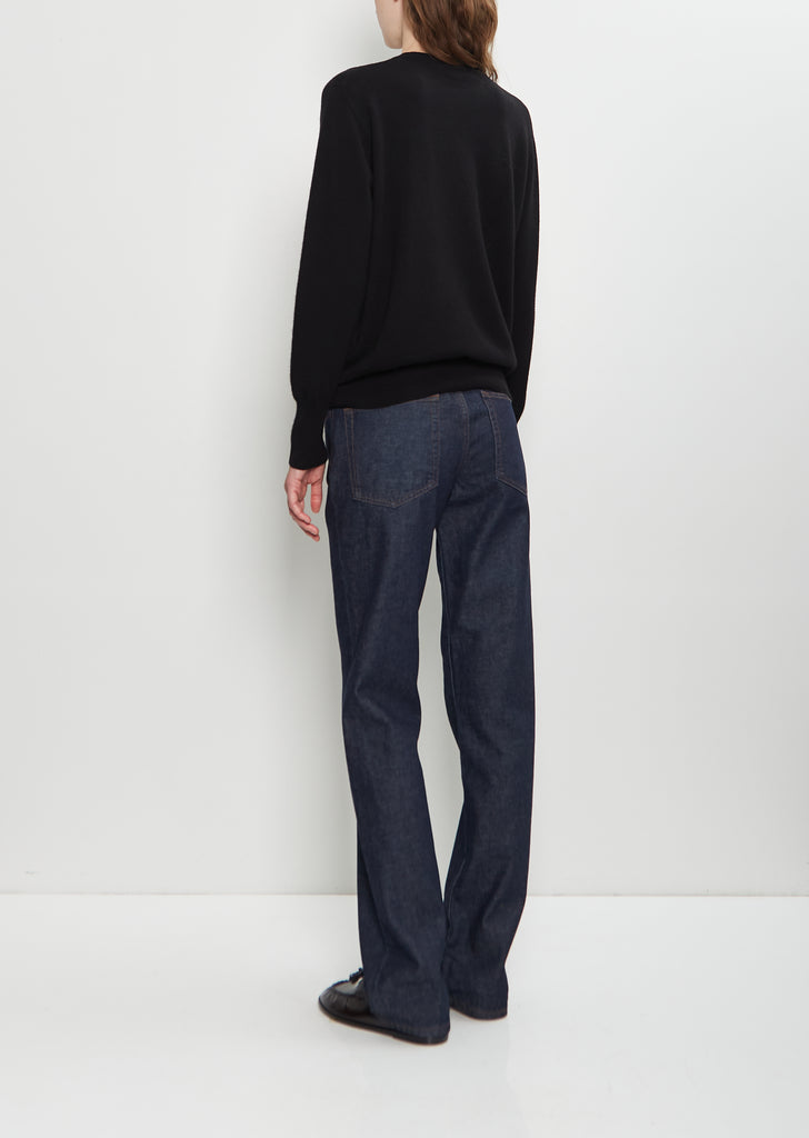 Leilani Cashmere Top — Black