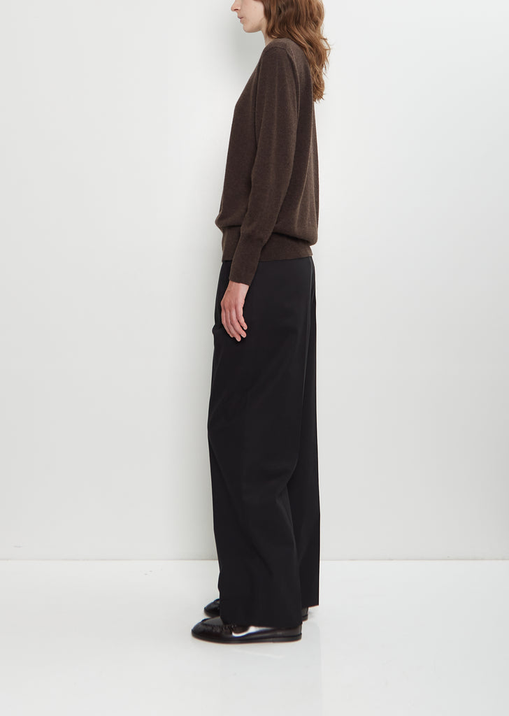 Leilani Cashmere Top — Brown Melange