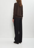 Leilani Cashmere Top — Brown Melange