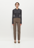 Hard Twist Brown Denim 5-Pocket Pants
