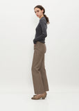 Hard Twist Brown Denim 5-Pocket Pants