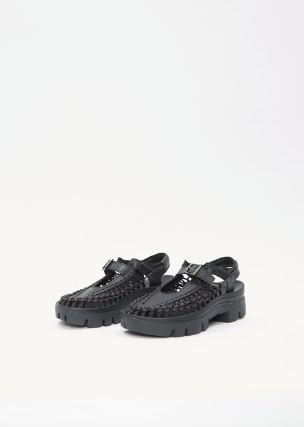 noir keininomiya × KEEN Noir Kei Ninomiya Keen Uneek platform Mary Jane flats Noir