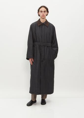 Quilted Light Silk Cotton Coat