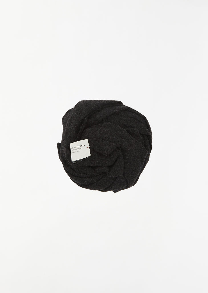 Felted Triangle Scarf SW — Slate