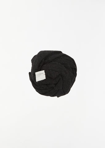 Felted Triangle Scarf SW — Slate
