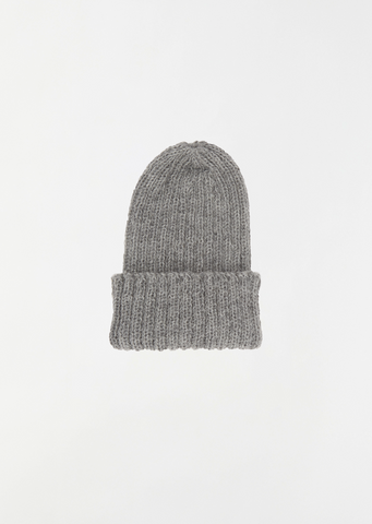 Gyu Alpaca Wool Beanie — Grey